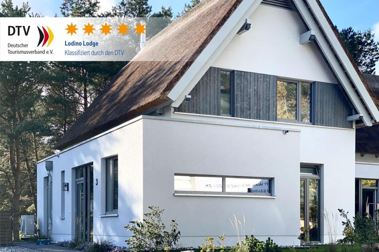 Ferienhaus Lodino Lodge Mit Sauna Und Kamin لودين المظهر الخارجي الصورة